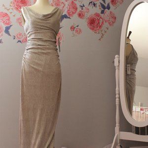 Ralph Lauren- Slimming Gold Dress